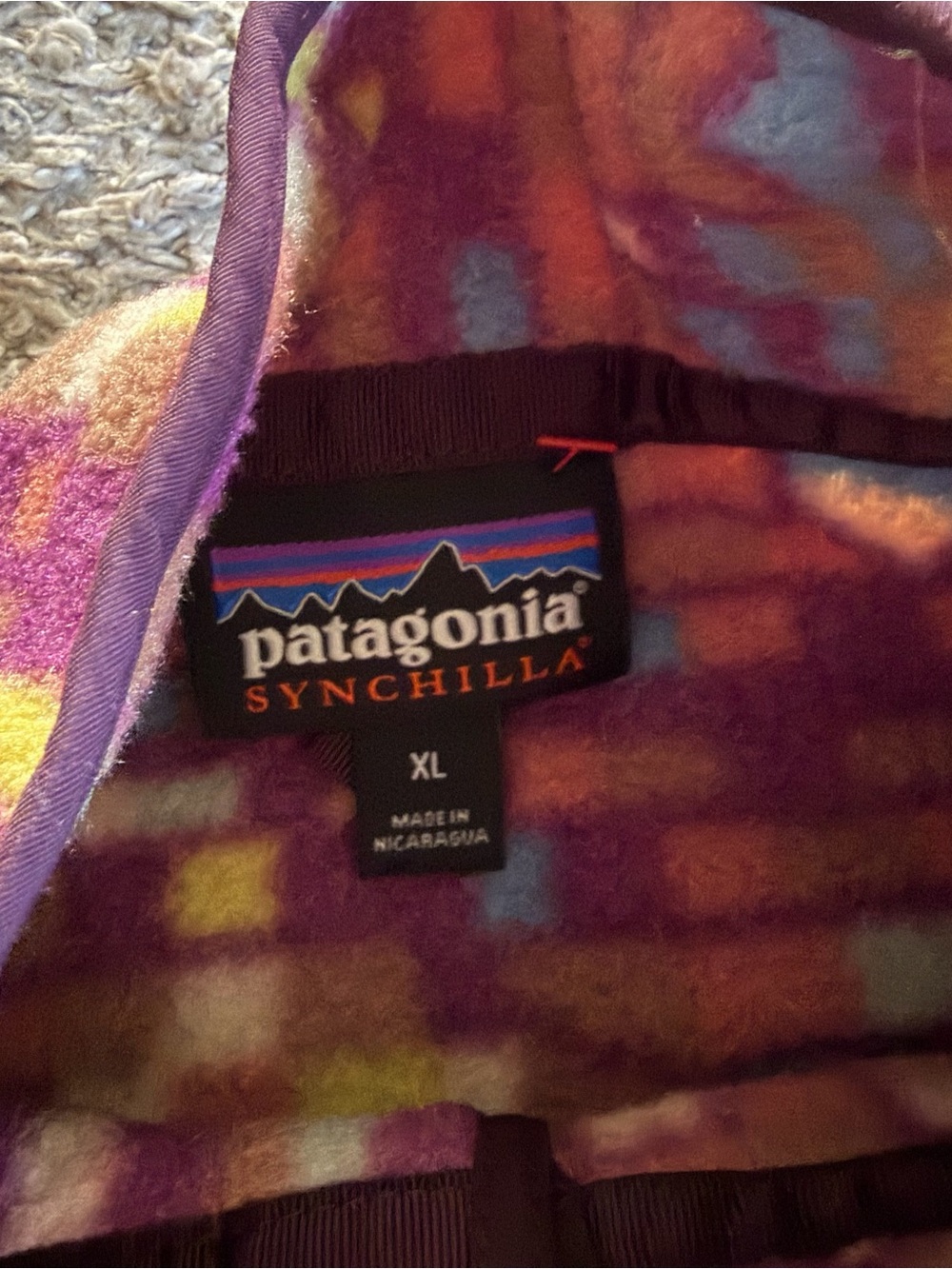 Patagonia Synchilla Fleece Snap Pullover Women's XL Sweatshirt - Picture 3 of 8